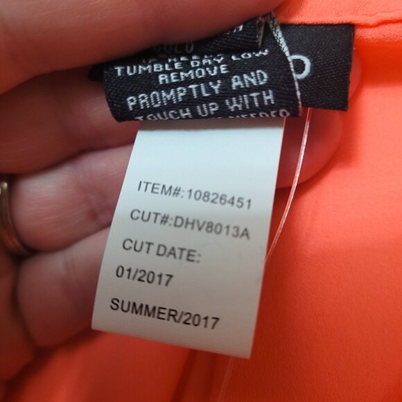 NEW Torrid Harper Georgette Sleeveless Blouse Neon Fiesta Plus Size‎ 1X Women - Picture 8 of 13